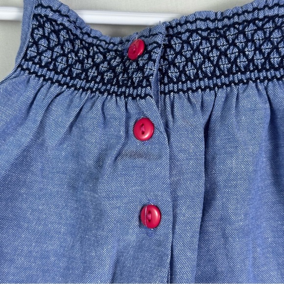 Bob Bebe Strawberry Blue Dress Girls Size 0-3M - Picture 6 of 6